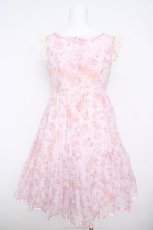 画像2: Emily Temple cute / バレリーナローズノースリーブワンピース  ピンク Y-26-04-27-161-ET-OP-SZ-ZY (2)
