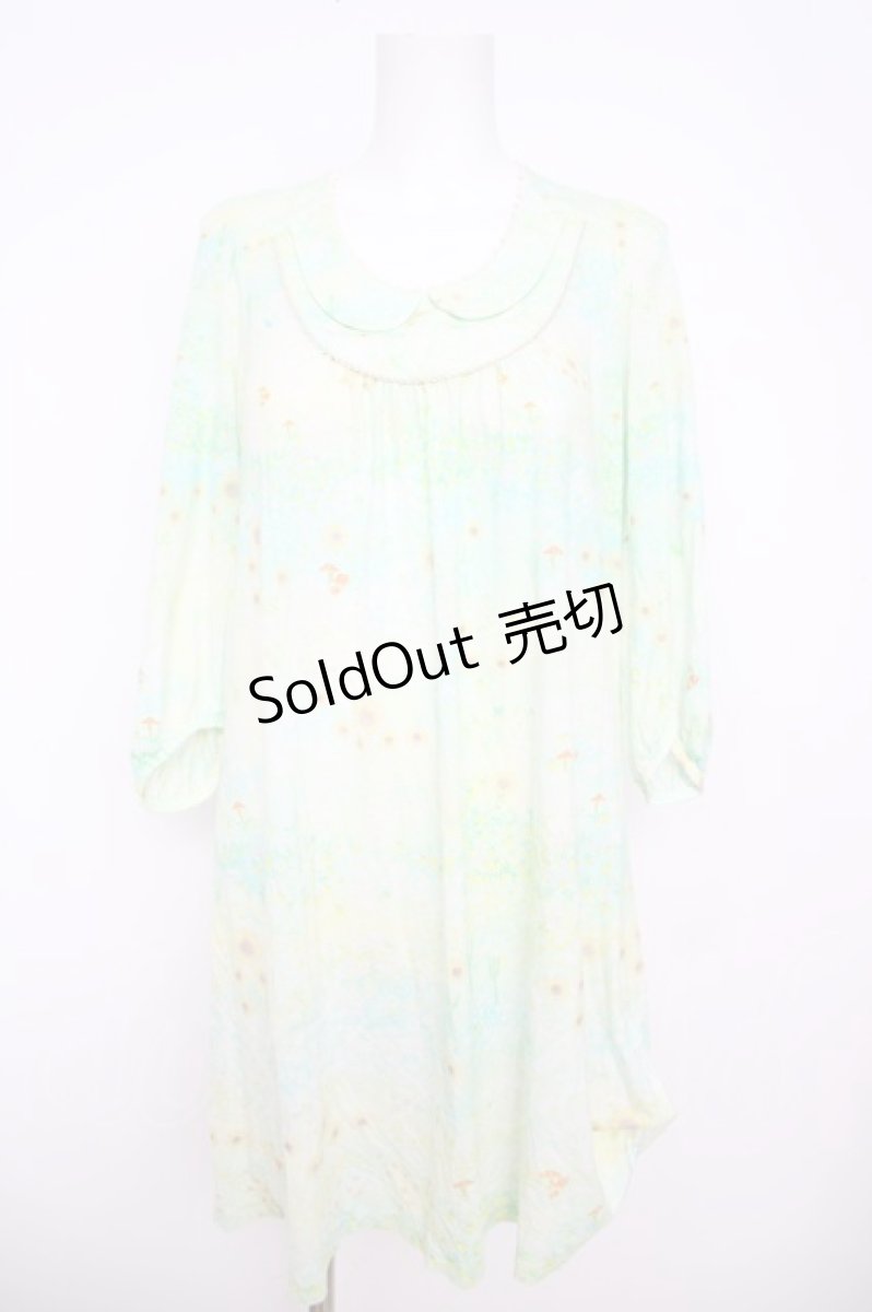 画像1: Franche Lippee / berriesカットワンピース M グリーン Y-26-04-27-165-LO-OP-SZ-ZY (1)