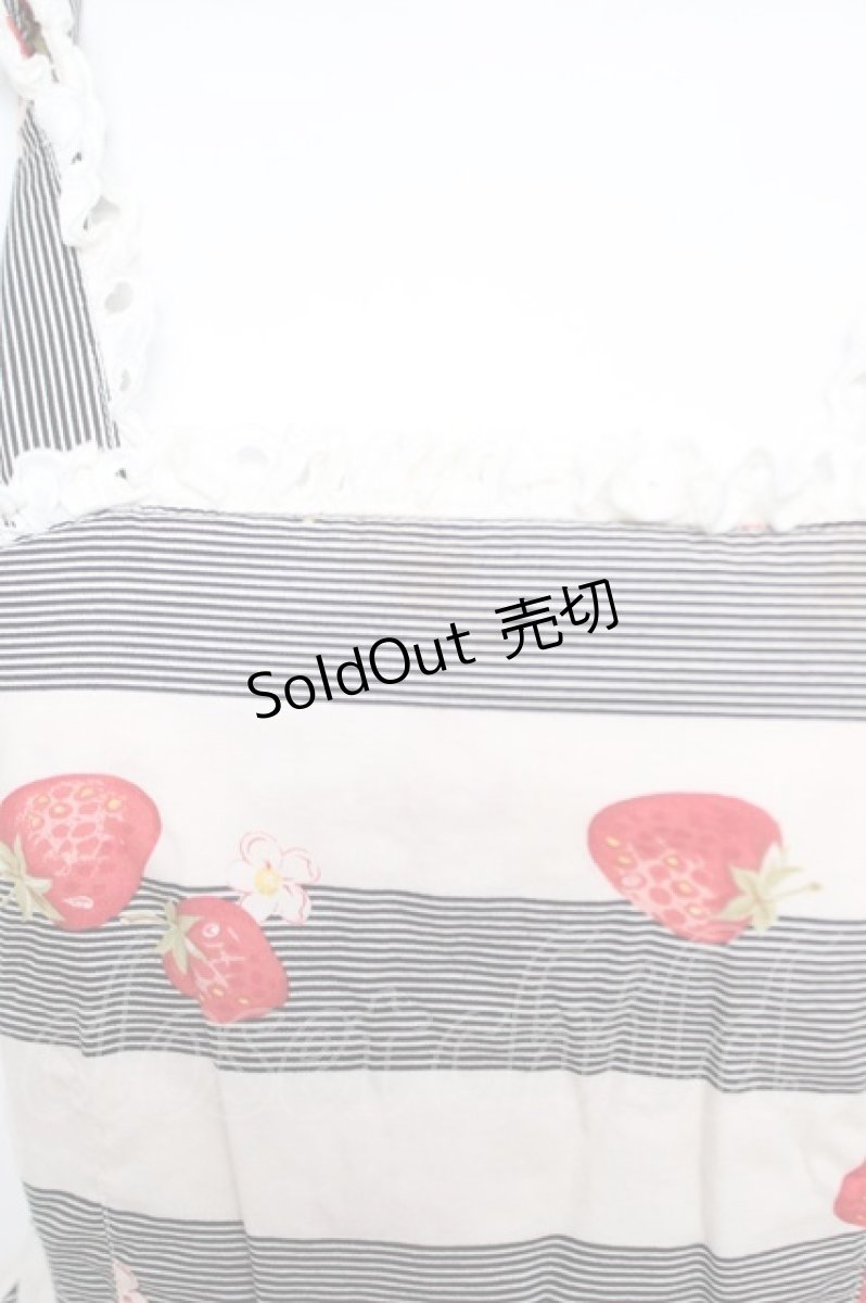 画像4: Emily Temple cute / ストライプいちごノースリーブワンピース 150 オフ×黒 Y-26-04-27-166-ET-OP-SZ-ZY (4)