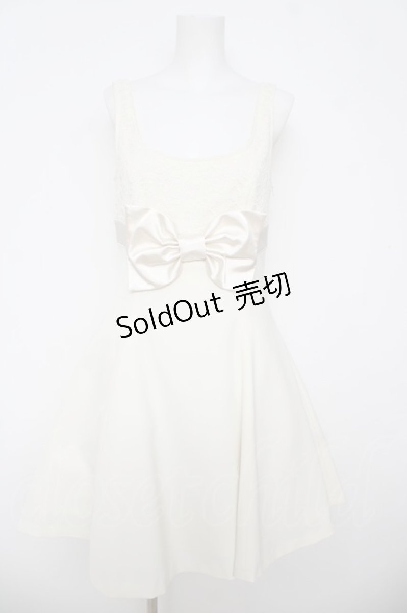 画像1: JESUS DIAMANTE / BIGリボンドールワンピース 42 オフ Y-26-04-27-168-JE-OP-SZ-ZY (1)