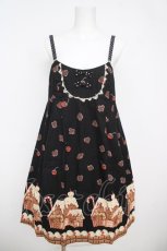 画像1: Emily Temple cute / ヘクセンハウスノースリーブワンピース  黒 Y-26-04-27-171-ET-OP-SZ-ZY (1)