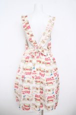 画像2: axes femme / クマの学校ジャンパースカート  ピンク Y-26-04-27-173-AX-OP-SZ-ZY (2)