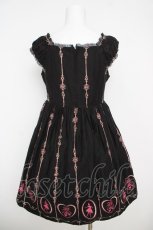 画像2: Shirley Temple / バレリーナプリントワンピース 160 黒 Y-26-04-27-179-ET-OP-SZ-ZY (2)