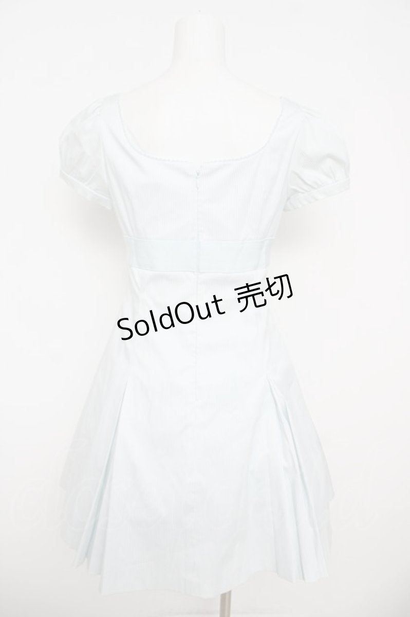 画像2: JESUS DIAMANTE / 小悪魔ワンピース 42 ストライプ/サックス Y-26-04-27-180-JE-OP-SZ-ZY (2)