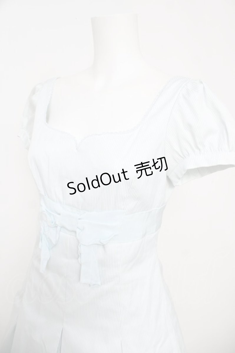 画像3: JESUS DIAMANTE / 小悪魔ワンピース 42 ストライプ/サックス Y-26-04-27-180-JE-OP-SZ-ZY (3)