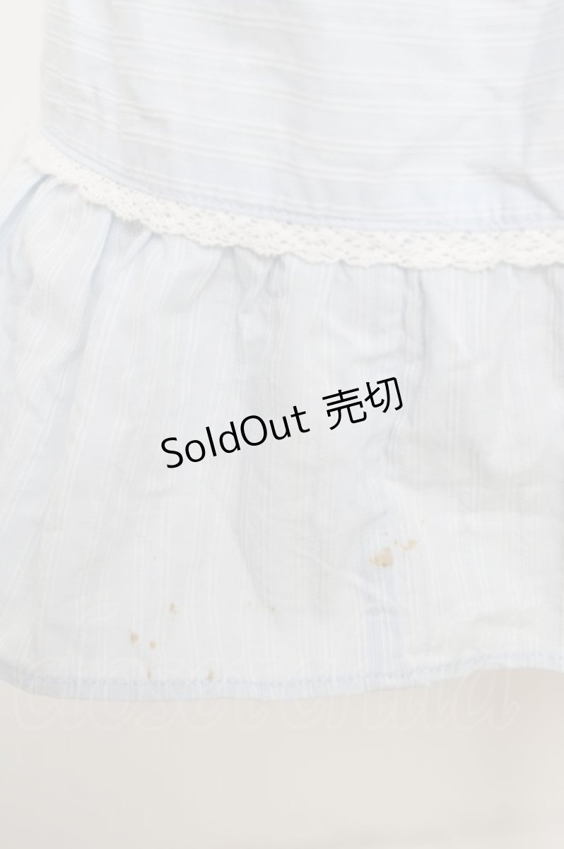 画像3: Emily Temple cute / ストライプ柄シャーリングワンピース  サックス Y-26-04-27-181-ET-OP-SZ-ZY (3)