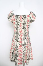 画像2: Emily Temple cute / バラ＆ドットリボンワンピース  オフ白 Y-26-04-27-182-ET-OP-SZ-ZY (2)