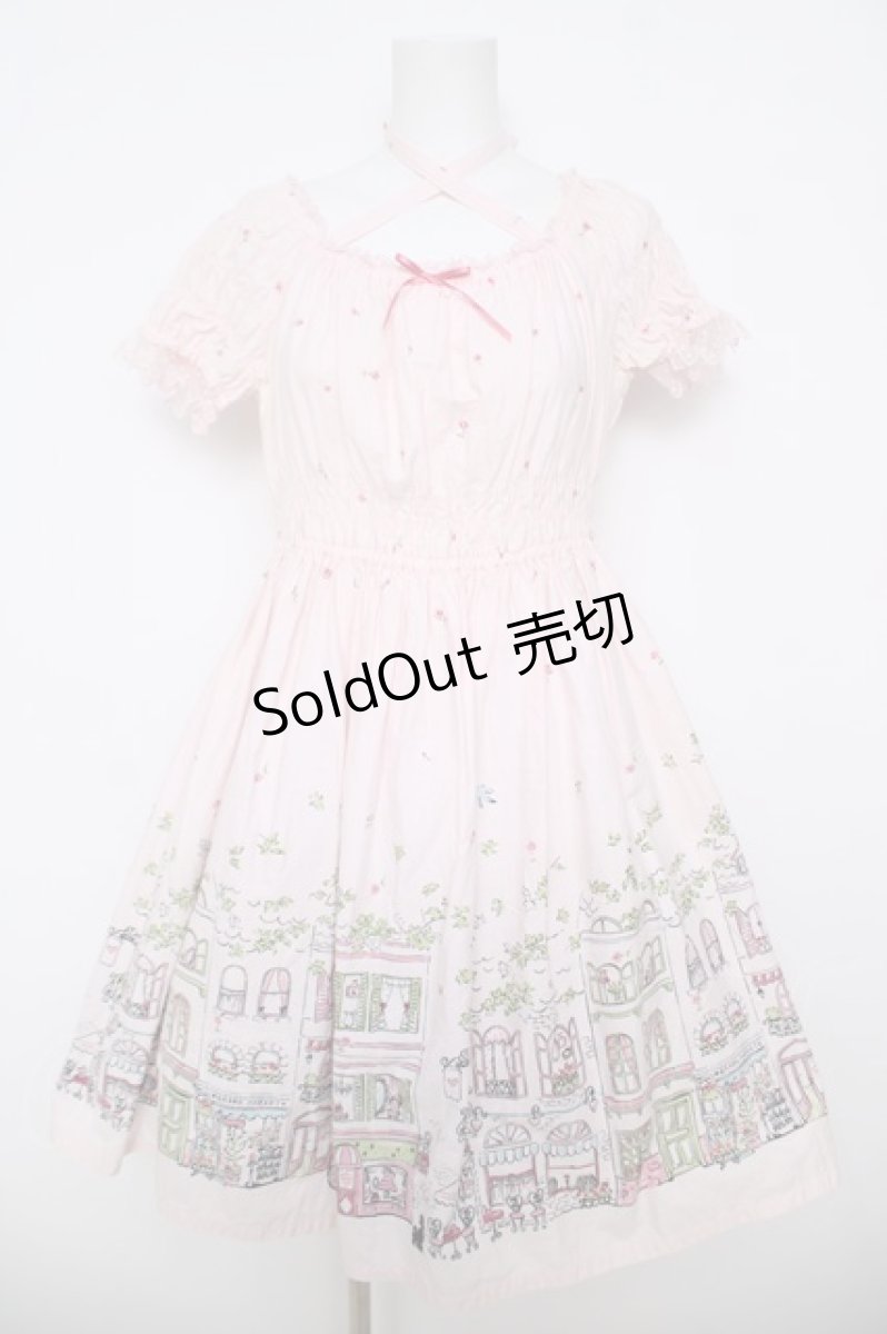 画像1: Emily Temple cute / ショップワンピース  ピンク Y-26-04-27-184-ET-OP-SZ-ZY (1)