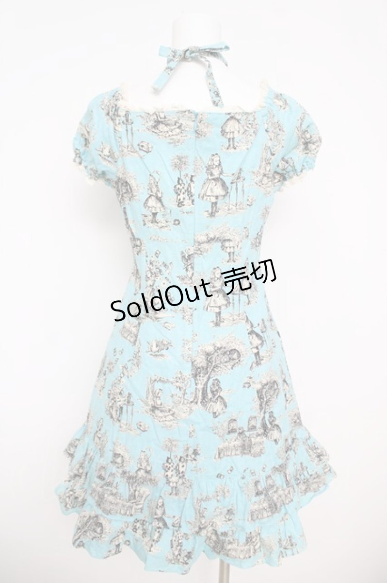 画像2: Emily Temple cute / 総柄アリスワンピース  サックス Y-26-04-27-189-ET-OP-SZ-ZY (2)