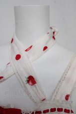 画像6: Angelic Pretty / Milky Berryホルターネックジャンパースカート  オフ Y-26-04-27-193-AP-OP-SZ-ZY (6)