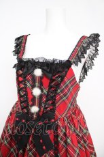 画像3: Doll Paradise / うさぎ×チェックジャンパースカート M 赤 Y-26-04-27-194-LO-OP-SZ-ZY (3)
