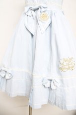 画像4: BABY, THE STARS SHINE BRIGHT / クラウン刺繍のセーラースクールジャンパースカート  サックス Y-26-04-27-195-BA-OP-SZ-ZY (4)