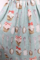 画像3: Emily Temple cute / カップケーキ&カトラリーワンピース M ミントグリーン Y-26-04-27-197-ET-OP-SZ-ZY (3)