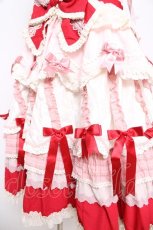 画像4: Mademoiselle Pearl / Sweet Cup Cake レースとリボンのワンピース L ピンク Y-26-04-27-198-LO-OP-SZ-ZY (4)