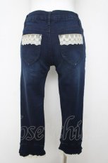 画像2: axes femme / パール刺繍ポケットパンツ  インディゴ Y-26-04-27-201-AX-PA-SZ-ZY (2)