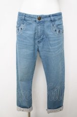 画像1: axes femme / マリンモチーフボーイズデニム  ウォッシュ Y-26-04-27-202-AX-PA-SZ-ZY (1)