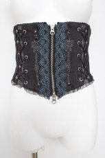 画像1: OZZ ANGELO / レースデザインコルセット  黒 Y-26-04-27-204-OO-TO-SZ-ZY (1)