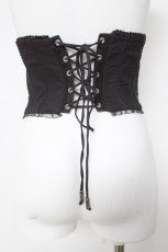 画像2: OZZ ANGELO / レースデザインコルセット  黒 Y-26-04-27-204-OO-TO-SZ-ZY (2)
