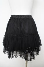 画像2: axes femme / レースチュールスカート M 黒 Y-26-04-27-208-AX-SK-SZ-ZY (2)