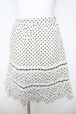 画像1: Emily Temple cute / 水玉プリントスカート  オフ白 Y-26-04-27-211-ET-SK-SZ-ZY (1)