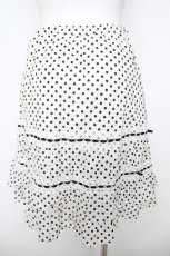 画像2: Emily Temple cute / 水玉プリントスカート  オフ白 Y-26-04-27-211-ET-SK-SZ-ZY (2)