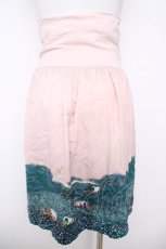 画像2: Franche Lippee / 馬車とお城柄スカート M ピンク Y-26-04-27-213-LO-SK-SZ-ZY (2)