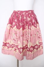 画像1: Emily Temple cute / ヴィクトリアスカート  ワイン Y-26-04-27-214-ET-SK-SZ-ZY (1)