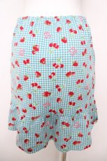 画像2: Emily Temple cute / いちごギンガムスカート  ブルー Y-26-04-27-215-ET-SK-SZ-ZY (2)