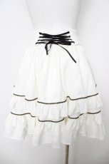 画像2: Silent Mars / 堕月法則ティアードミニスカート  白 Y-26-04-27-216-LO-JA-SZ-ZY (2)