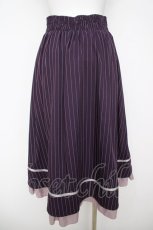 画像2: axes femme / ベルト風フィッシュテールスカート  パープル Y-26-04-27-222-AX-SK-SZ-ZY (2)