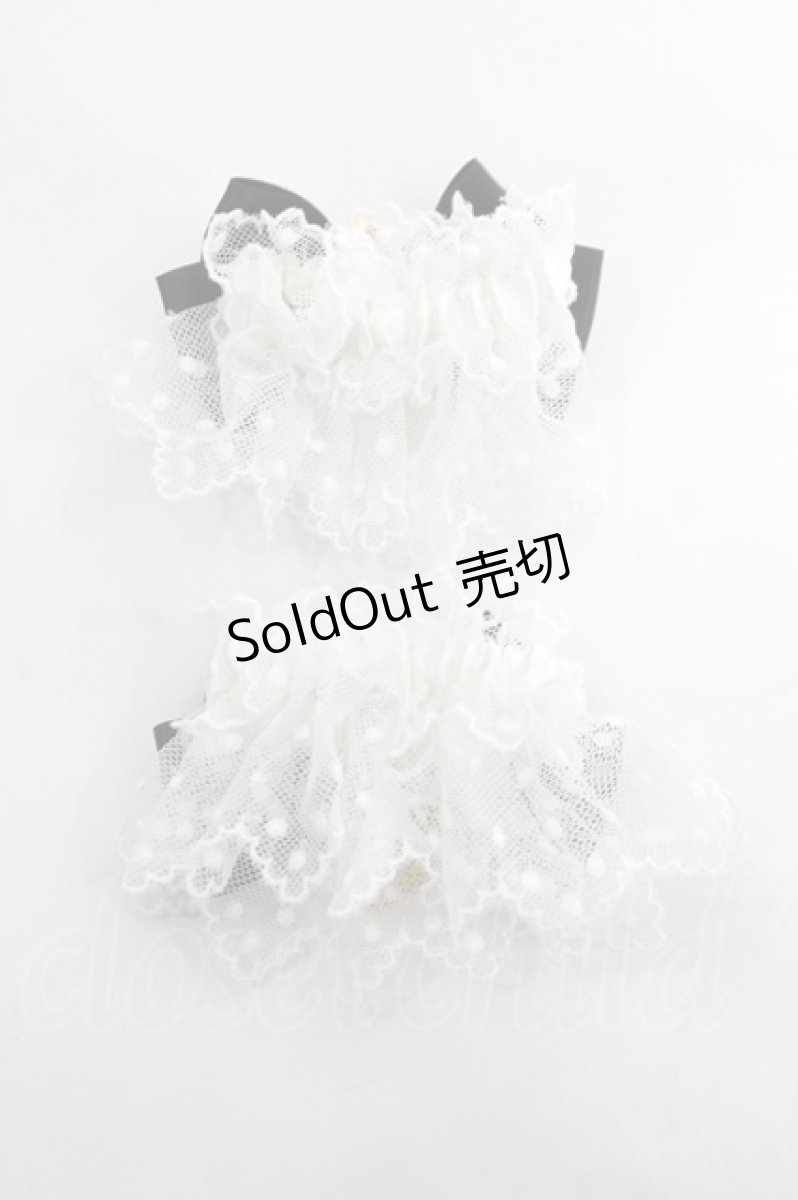 画像2: BABY, THE STARS SHINE BRIGHT / サテンリボンのチュールレースお袖留め  黒 Y-26-04-27-023-BA-ZA-SZ-ZY (2)