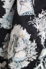 画像3: Emily Temple cute / アリスプリントスカート  黒 Y-26-04-27-237-ET-SK-SZ-ZY (3)