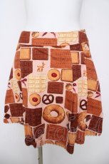 画像1: Emily Temple cute / ビスケット&チョコプリントスカート  ピンク Y-26-04-27-239-ET-SK-SZ-ZY (1)