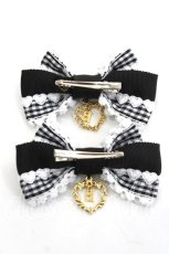 画像2: BABY, THE STARS SHINE BRIGHT / sweet my secret heart リボン  黒 Y-26-04-27-024-BA-ZA-SZ-ZY (2)