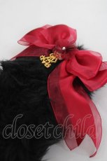 画像3: ALICE and the PIRATES / うさみみピンクリップ  黒 Y-26-04-27-026-PA-AC-SZ-ZY (3)