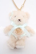 画像1: Maison de FLEUR / 阪急西宮ガーデンズ限定ベアチャーム F ベージュ×ミント Y-26-05-01-007-LO-ZA-SZ-ZY (1)