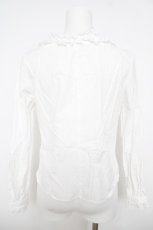 画像2: MILK / カットワークはしごレースコットンブラウス  白 Y-26-05-01-050-ML-BL-SZ-ZY (2)