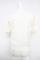 画像2: evelyn / ダイヤカット半袖ニット  生成り Y-26-05-01-055-LO-TO-SZ-ZY (2)