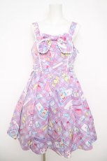 画像1: Angelic Pretty / Fancy Stationeryジャンパースカート  ラベンダー Y-26-05-01-079-AP-OP-SZ-ZY (1)