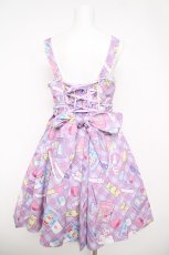 画像2: Angelic Pretty / Fancy Stationeryジャンパースカート  ラベンダー Y-26-05-01-079-AP-OP-SZ-ZY (2)