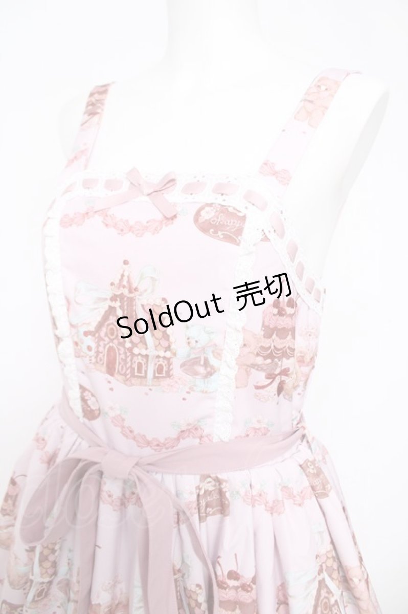 画像3: axes femme kawaii / お菓子の家柄ジャンスカ  ピンク Y-26-05-01-080-AX-OP-SZ-ZY (3)