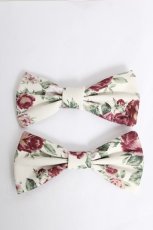 画像5: TaTaTa Lolita / Burgundy Roseプリントジャンパースカート  ワイン Y-26-05-01-108-LO-OP-AS-ZY (5)
