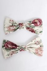 画像6: TaTaTa Lolita / Burgundy Roseプリントジャンパースカート  ワイン Y-26-05-01-108-LO-OP-AS-ZY (6)
