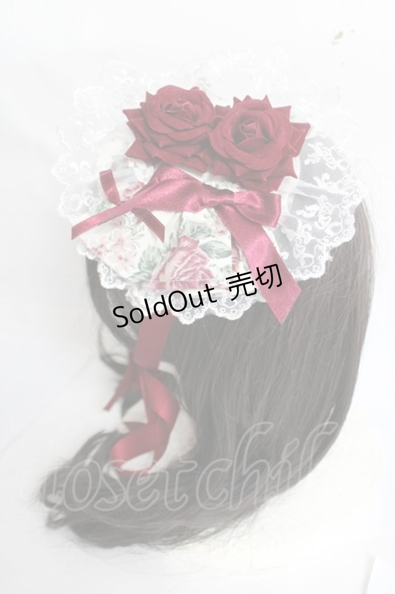 画像8: TaTaTa Lolita / Burgundy Roseプリントジャンパースカート  ワイン Y-26-05-01-108-LO-OP-AS-ZY (8)