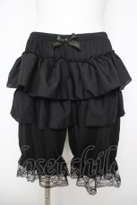 画像1: m petit by misako / NINA'S/5分丈ドロワーズ  黒 Y-26-05-01-135-LO-PA-SZ-ZY (1)