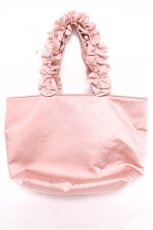 画像2: Maison de FLEUR / カメオレースフリルハンドルトートバッグ  ピンク Y-26-05-01-022-LO-BG-SZ-ZY (2)
