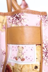 画像3: PINK HOUSE / テディ×勿忘草柄バッグ  ピンク Y-26-05-01-026-LO-BG-SZ-ZY (3)