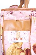 画像4: PINK HOUSE / テディ×勿忘草柄バッグ  ピンク Y-26-05-01-026-LO-BG-SZ-ZY (4)