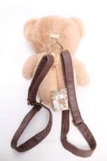 画像2: Amavel / FLUFFY YUMMY SOUVENIRテディベアリュック  ブラウン Y-26-05-01-028-CA-BG-SZ-ZY (2)