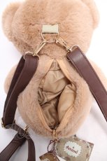 画像3: Amavel / FLUFFY YUMMY SOUVENIRテディベアリュック  ブラウン Y-26-05-01-028-CA-BG-SZ-ZY (3)
